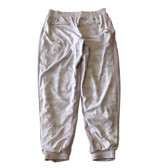 Athleta Brooklyn Lined Jogger Pants Shasta Purple Camo Print Pockets  Size 10 - Picture 2 of 16